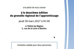 Invitation Grenelle de l'apprentissage