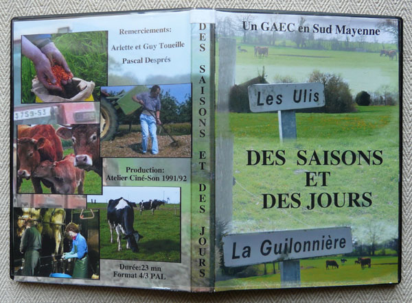 Pochette DVD Des saisons et des jours